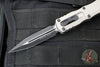 Microtech Dirac OTF Knife- Double Edge- Titanium Grey Handle- Black Blade and HW 225-1 TG