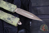 Microtech Dirac Delta OTF Knife- Bazooka Green Hex Camo Finished Handle- Bronzed Apocalyptic Finished Blade 227-13 APBOHXCS