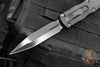 Microtech Dirac Delta OTF Knife- Double Edge- Shadow Edition- Black Handle- DLC Black Blade 227-1 DLCTSH