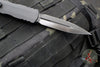 Microtech Dirac Delta OTF Knife- Double Edge- Shadow Edition- Black Handle- DLC Black Blade 227-1 DLCTSH