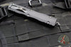 Microtech Dirac Delta OTF Knife- Double Edge- Shadow Edition- Black Handle- DLC Black Blade 227-1 DLCTSH