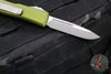 Microtech UTX-85 OTF Auto Knife- Single Edge- OD Green Handle- Apocalyptic Blade 231-10 APOD