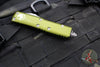 Microtech UTX-85 OTF Auto Knife- Single Edge- OD Green Handle- Apocalyptic Blade 231-10 APOD