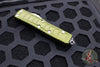 Microtech UTX-85 II OTF Knife- Single Edge- OD Green Handle- Stonewash Blade 231II-10 ODS