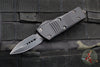 Microtech Mini Troodon OTF- Shadow Tactical- Double Edge- Black With DLC Black Blade and DLC Hardware 238-1 DLCSH
