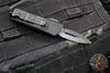 Microtech Mini Troodon OTF- Shadow Tactical- Double Edge- Black With DLC Black Blade and DLC Hardware 238-1 DLCSH