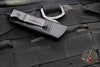 Microtech Mini Troodon OTF- Shadow Tactical- Double Edge- Black With DLC Black Blade and DLC Hardware 238-1 DLCSH