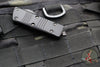 Microtech Mini Troodon OTF- Shadow Tactical- Double Edge- Black With DLC Black Blade and DLC Hardware 238-1 DLCSH