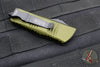 Microtech Mini Troodon OTF Knife- Double Edge- OD Green Handle- Black Blade 238-1 OD