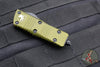 Microtech Mini Troodon OTF Knife- Double Edge- OD Green Handle- Black Blade 238-1 OD