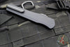 Microtech Cypher SMOOTH Body- Tactical- Single Edge-Black Handle- Black Blade Finish 241S-1 T