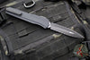 Microtech Cypher MK7- Double Edge- Tactical- Black Handle- Double Full Serrated Black Blade 242M-D3T 2018