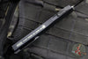 Microtech 2018 Cypher- Smooth Body- Tactical- Double Edge- Black Handle- Black Full Serrated Blade 242S-3T