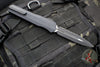 Microtech 2018 Cypher- Smooth Body- Tactical- Double Edge- Black Handle- Black Full Serrated Blade 242S-3T