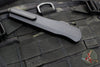 Microtech 2018 Cypher- Smooth Body- Tactical- Double Edge- Black Handle- Black Full Serrated Blade 242S-3T