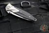 Microtech Socom Bravo- MINI- Tanto Edge-  Titanium Handle with Carbon Fiber Scales- Bead Blast Finished Part Serrated Edge- Bronze Pivot Collar 261M-8 CFTI