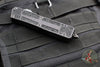 Microtech Scarab II OTF Knife- Shadow- Single Edge- Black Handle- Black DLC Full Serrated Blade and DLC HW 278-3 DLCTSH 2021