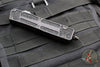 Microtech Scarab II OTF Knife-2021 Gen II- Shadow Edition- Double Edge- Black Handle- Black DLC Blade and DLC HW 280-1 DLCTSH