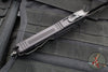 Microtech Scarab II Black Double Edge Shadow DLC Full Serrated Blade and DLC HW 280-3 DLCTSH