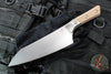 Microtech Cutlery- Chef 8"- Bead Blast Titanium Bolster- Various G-10 Handles- Stonewash Blade 3000B-10