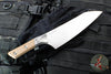 Microtech Cutlery- Chef 8"- Bead Blast Titanium Bolster- Various G-10 Handles- Stonewash Blade 3000B-10