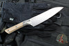 Microtech Cutlery- Utility 6"- Titanium Bolster- Various G-10 Handles- Stonewash Blade 3400B-10
