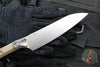 Microtech Cutlery- Utility 6"- Titanium Bolster- Various G-10 Handles- Stonewash Blade 3400B-10