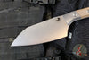 Microtech Cutlery- Santoku 6"- Bead Blast Titanium Bolster- Various G-10 Handles- Stonewash Blade 3200B-10