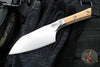 Microtech Cutlery- Santoku 4.2"- Bead Blast Titanium Bolster- Various G-10 Handle- Stonewash Blade 3300B-10