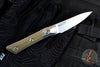 Microtech Cutlery- Pairing Knife 3.5"- Bead Blast Titanium Bolster- Various G-10 Handles- Stonewash Blade 3500B-10