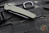 Protech Malibu Flipper- Reverse Tanto-  Green Dragon Scale Patterned Handle- Black DLC Finished Blade- Black HW 5236-Green