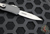 Microtech Hera OTF Knife- Double Edge- Black Handle- Apocalyptic Plain Edge Blade 702-10 AP