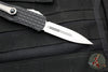 Microtech Hera OTF Knife- Frag- Double Edge- Black Frag Handle- Stonewash Plain Edge 702-10 FRS