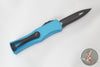 Microtech Hera- Double Edge- Turquoise Handle With Black Plain Edge Blade 702-1 TQ
