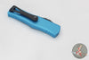 Microtech Hera- Double Edge- Turquoise Handle With Black Plain Edge Blade 702-1 TQ