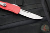 Microtech Hera OTF Knife- Single Edge- Red Handle- Apocalyptic Standard 703-10 APRD