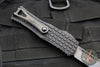 Microtech Hera OTF Knife- Shadow- Single Edge- Black Frag Handle- Black DLC Plain Edge 703-1 DLCTFRSH