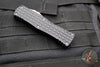 Microtech Hera OTF Knife- Shadow- Single Edge- Black Frag Handle- Black DLC Plain Edge 703-1 DLCTFRSH