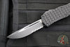 Microtech Hera OTF Knife- Frag- Tactical- Single Edge- Black Frag Handle- Black Part Serrated Edge 703-2 TFRS