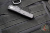 Microtech UTX-85 OTF Knife- Hellhound Edge- Tactical- Black Handle- Black Blade- Black Hardware 719-1 TS