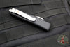 Microtech UTX-85 OTF Knife- Warhound Edge- Black Handle- Stonewash Blade 719W-10 S