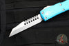 Microtech UTX-85 OTF Knife- Warhound Edge- Turquoise Handle- Stonewash Blade 719W-10 TQS