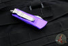 Microtech Mini Troodon OTF Knife- Hellhound Edge- Purple Handle- Apocalyptic Finished Blade 819-10 APPUS