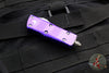 Microtech Mini Troodon OTF Knife- Hellhound Edge- Purple Handle- Apocalyptic Finished Blade 819-10 APPUS