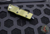 Microtech Mini Troodon OTF Knife- Hellhound Edge- OD Green Handle- Black Blade 819-1 ODS