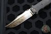 Allen Elishewitz Custom Knives- Sogmac V Folder- Black Camo Carbon Handle- Antique Finished Blade