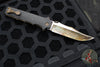 Allen Elishewitz Custom Knives- Sogmac V Folder- Black Camo Carbon Handle- Antique Finished Blade