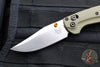 Benchmade Taggedout- Mini- OD Green G-10 Handle- Orange Backstrap And Thumbstud- Satin Finished Blade 15534