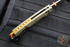 Benchmade Taggedout- Mini- OD Green G-10 Handle- Orange Backstrap And Thumbstud- Satin Finished Blade 15534