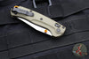 Benchmade Taggedout- Mini- OD Green G-10 Handle- Orange Backstrap And Thumbstud- Satin Finished Blade 15534